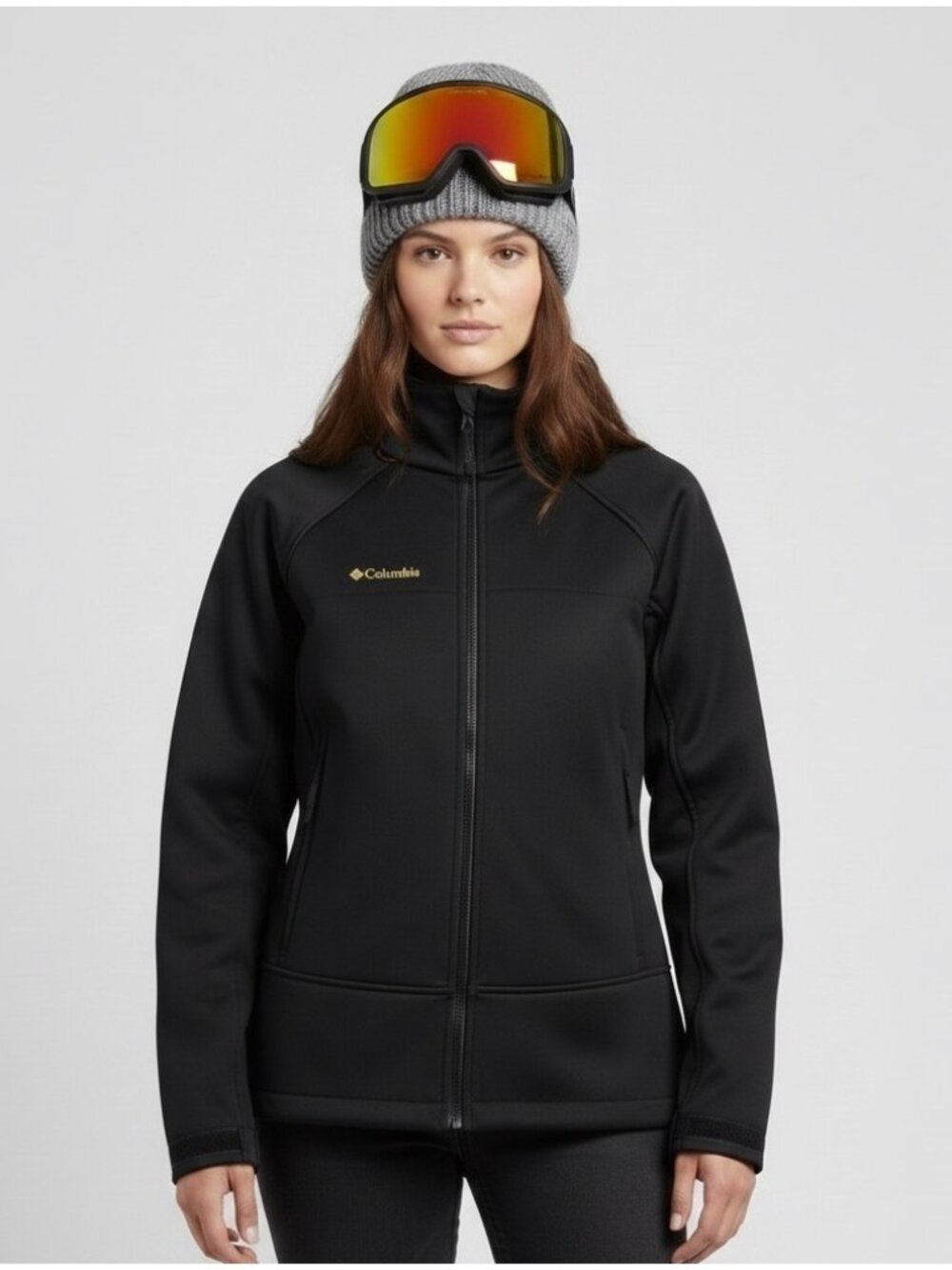 Columbia Black Titanium Interchange Waterproof Shell Jacket - Large